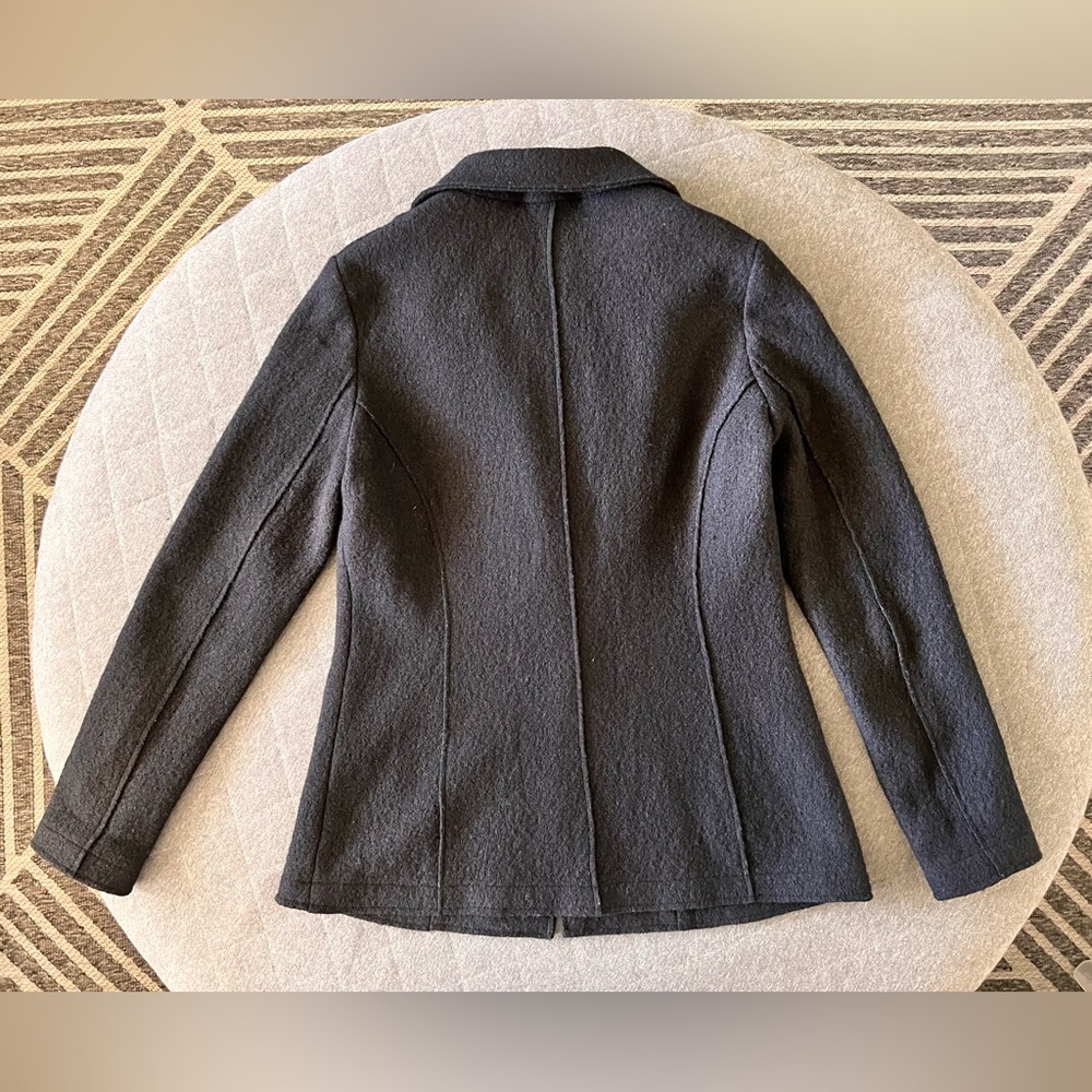MARCELLA NYC Medium Black 100% Virgin Wool Blazer Excellent Condition Orig $400 - Picture 6 of 9